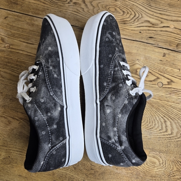 Vans Women's Doheny Platform Polka Dot Size 9 Black - Picture 7 of 10